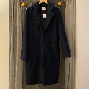 Urban Outfitters Navy Trench Coat